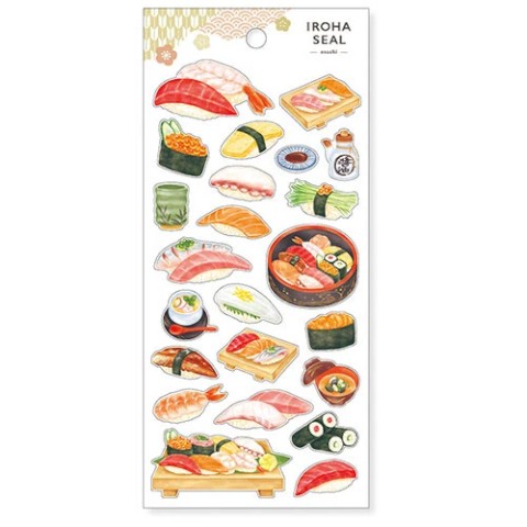 Iroha Stickers - Sushi