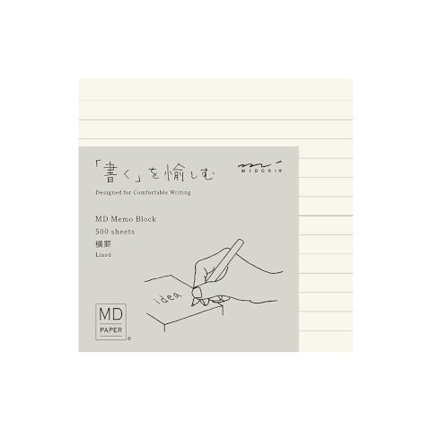 MD Block Memo Pad  - Líneas