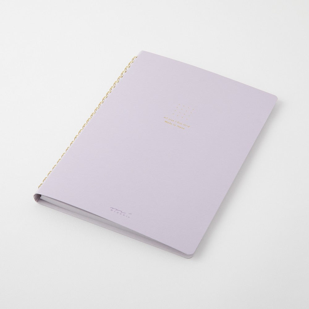 Cuaderno Soft Color Ring - Puntos - Lila