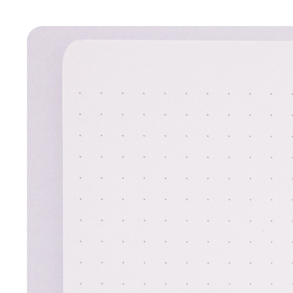 Cuaderno Soft Color Ring - Puntos - Lila
