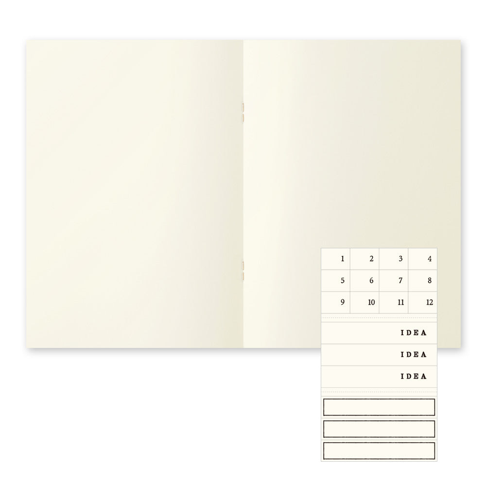 MD Notebook A5 light - En Blanco - 3 piezas