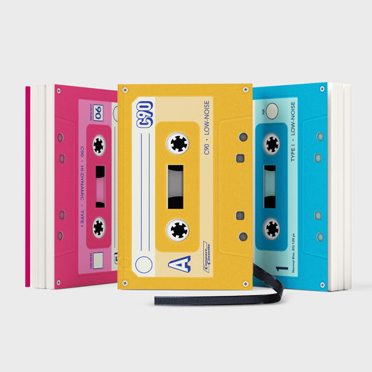 Cuadernos en forma de Cassette