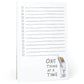 OneThing at a Time Notepad