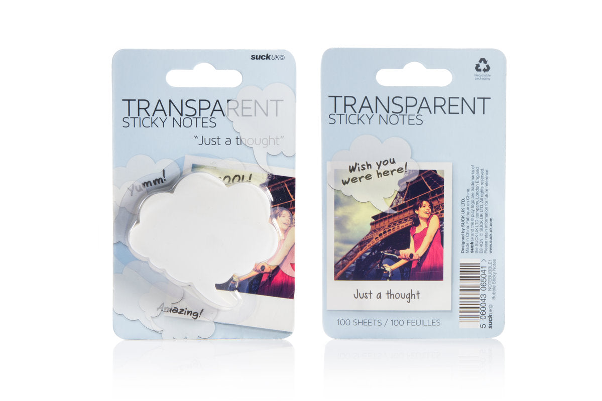 Sticky Notes Transparentes - Burbuja de Texto