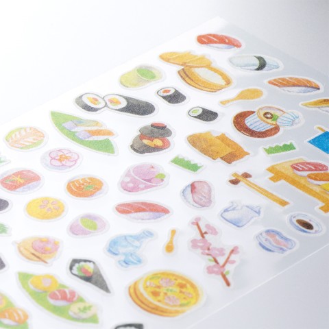 Sticker Marché - Sushi