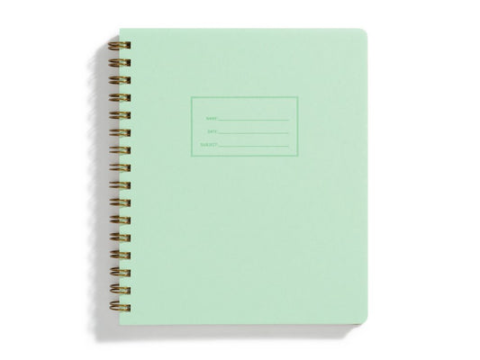 Shorthand Notebook - Mint - En Blanco