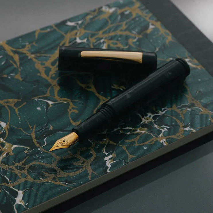 Marbled Fountain Pen - Black