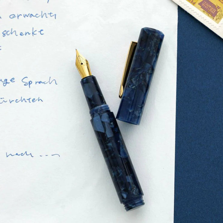 Marbled Fountain Pen - Black