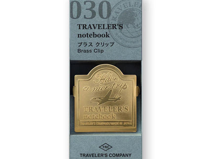 030 BRASS Clip TRC Airplane - ColorSwatch