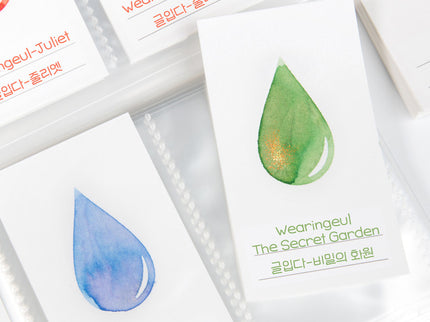 Ink Swatch - Tarjetas Verticales - 50 - Gota