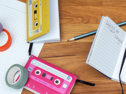 Cuadernos en forma de Cassette