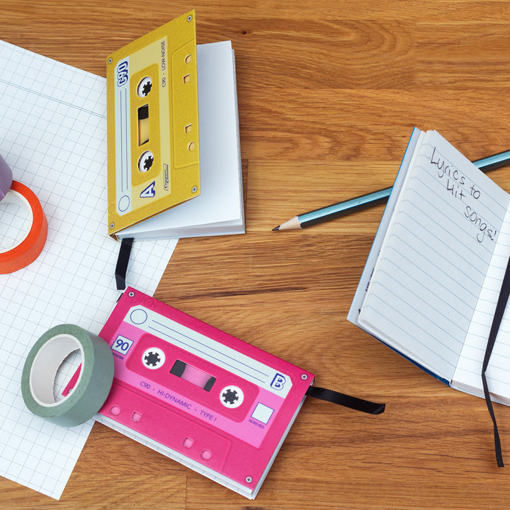 Cuadernos en forma de Cassette