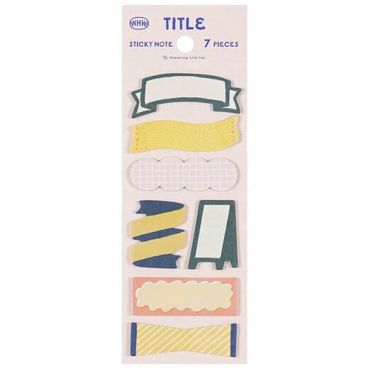 Sticky Notes - WHW - Title