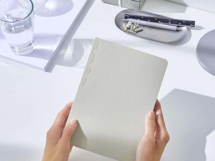 1/2 year notebook A5 - Cuadrícula - Cloud Gray - ColorSwatch