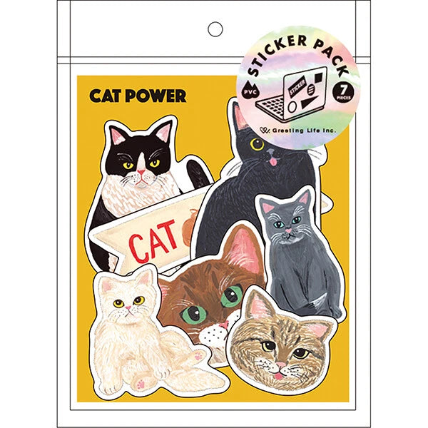 PVC Stickers - Cats (Kahoko Sodeyama)