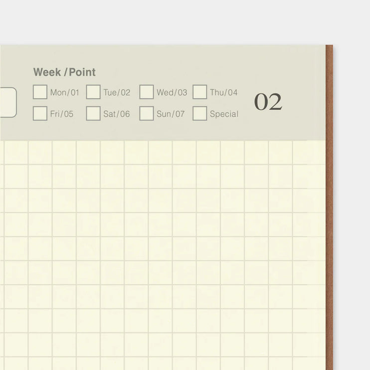 TRAVELER's notebook Refill - Regular Size - 005 Free Diary