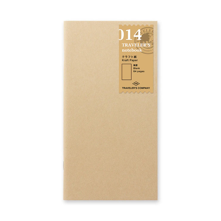 TRAVELER's notebook Refill - Regular Size - 014 Kraft Paper