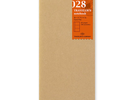 TRAVELER's notebook Refill - 028 Card File