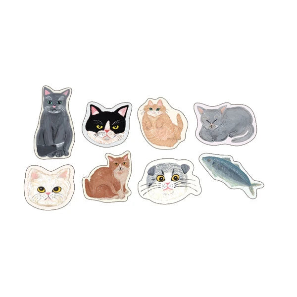 Washi Stickers Bande - Cats (Kahoko Sodeyama)