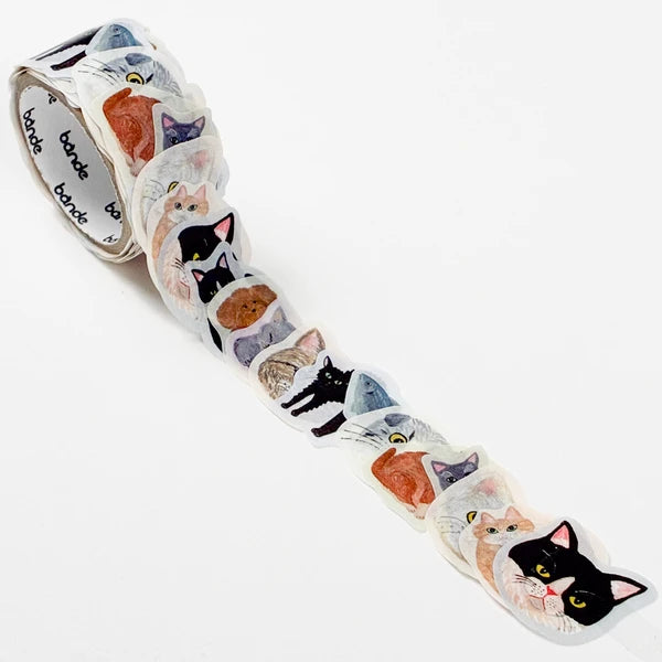Washi Stickers Bande - Cats (Kahoko Sodeyama)