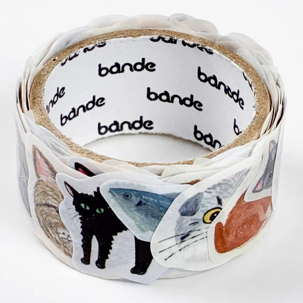 Washi Stickers Bande - Cats (Kahoko Sodeyama)