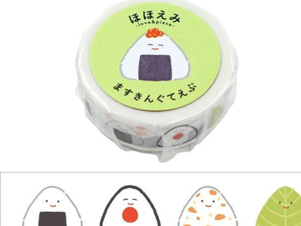 Hohoemi Washi Tape - Onigiri