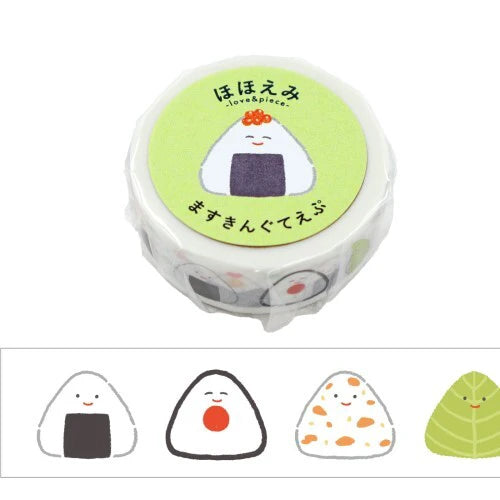 Hohoemi Washi Tape - Onigiri
