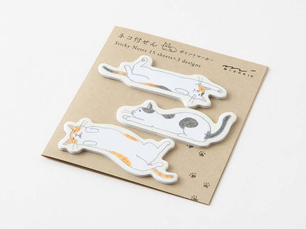 Sticky Notes - Gatos estirándose