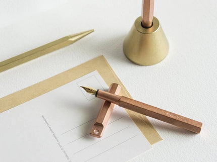 Pluma Fuente Revolve Portátil -Copper