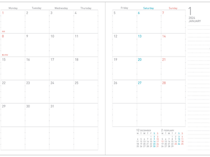 Sooofa B6 Diary 2024 - Celeste