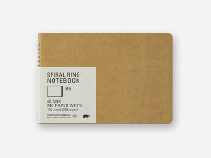 Traveler's Noteboook B6 - En Blanco