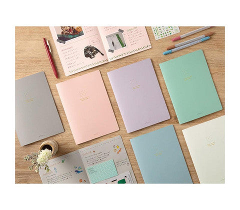 Cuaderno Soft Color - Puntos - Blanco