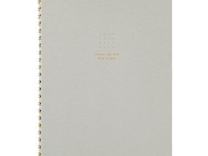 Cuaderno Soft Color Ring - Puntos - Gris