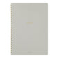 Cuaderno Soft Color Ring - Puntos - Gris