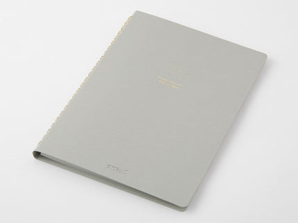 Cuaderno Soft Color Ring - Puntos - Gris