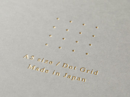 Cuaderno Soft Color Ring - Puntos - Gris
