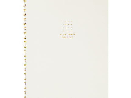 Cuaderno Soft Color Ring - Puntos - Blanco