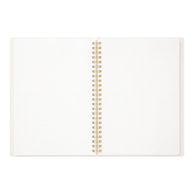 Cuaderno Soft Color Ring - Puntos - Blanco