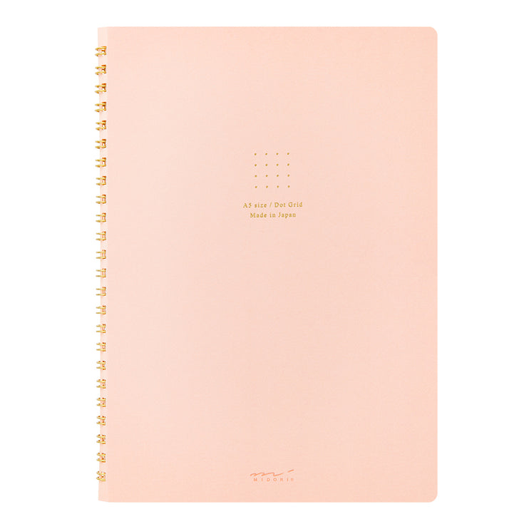 Cuaderno Soft Color Ring - Puntos - Rosado