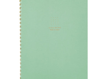 Cuaderno Soft Color Ring - Puntos - Menta