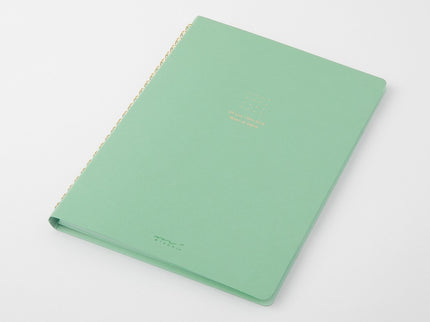 Cuaderno Soft Color Ring - Puntos - Menta