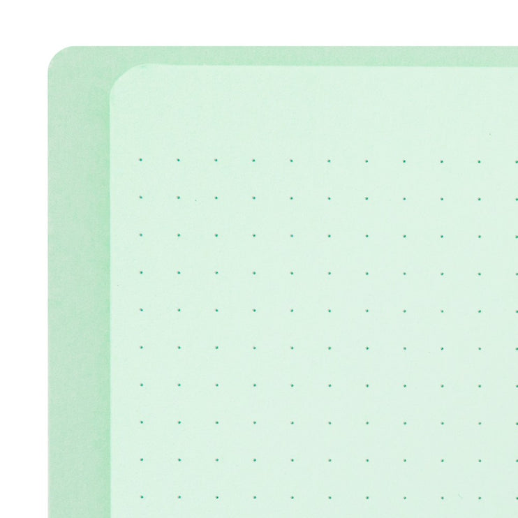 Cuaderno Soft Color Ring - Puntos - Menta