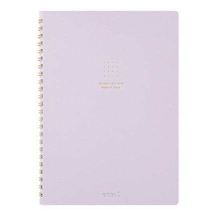 Cuaderno Soft Color Ring - Puntos - Lila