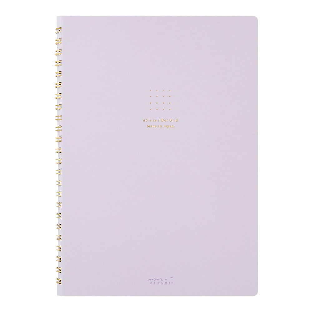 Cuaderno Soft Color Ring - Puntos - Lila