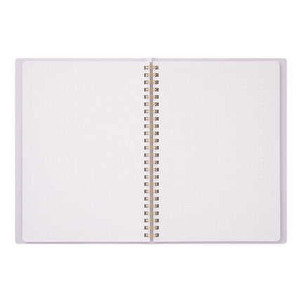 Cuaderno Soft Color Ring - Puntos - Lila