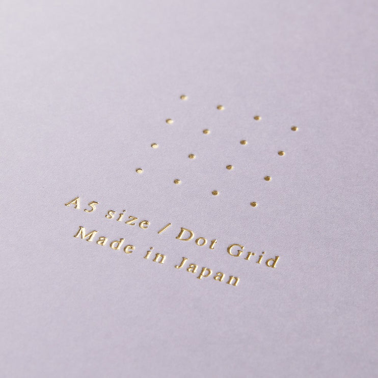 Cuaderno Soft Color Ring - Puntos - Lila
