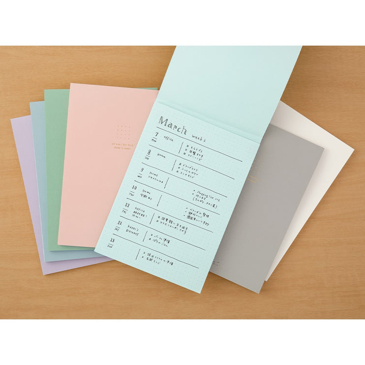 Soft Color Paper Pad - Puntos - Menta