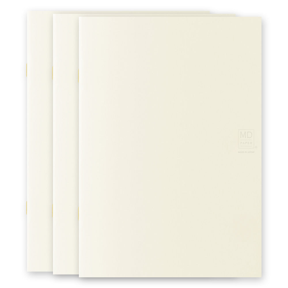 MD Notebook A5 light - En Blanco - 3 piezas