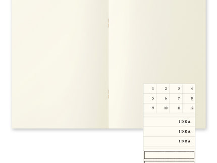 MD Notebook A5 Light - En Blanco - 3 piezas