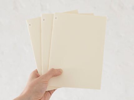 MD Notebook A5 Light - En Blanco - 3 piezas